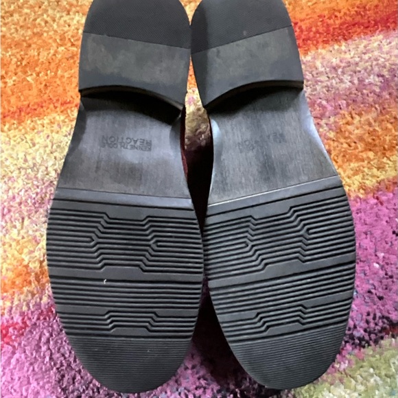 REACTION KENNETH COLE red suede wingtips brogues men’s size 12 - Picture 3 of 4